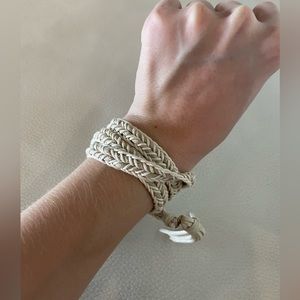 Beige Wrap Around Bracelet